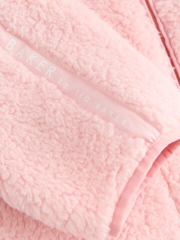 Jachetă  fleece de la Baker by Ted Baker pe roz