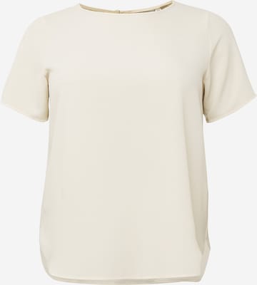 ONLY Carmakoma Bluse 'CARVica' in Beige: Vorderseite