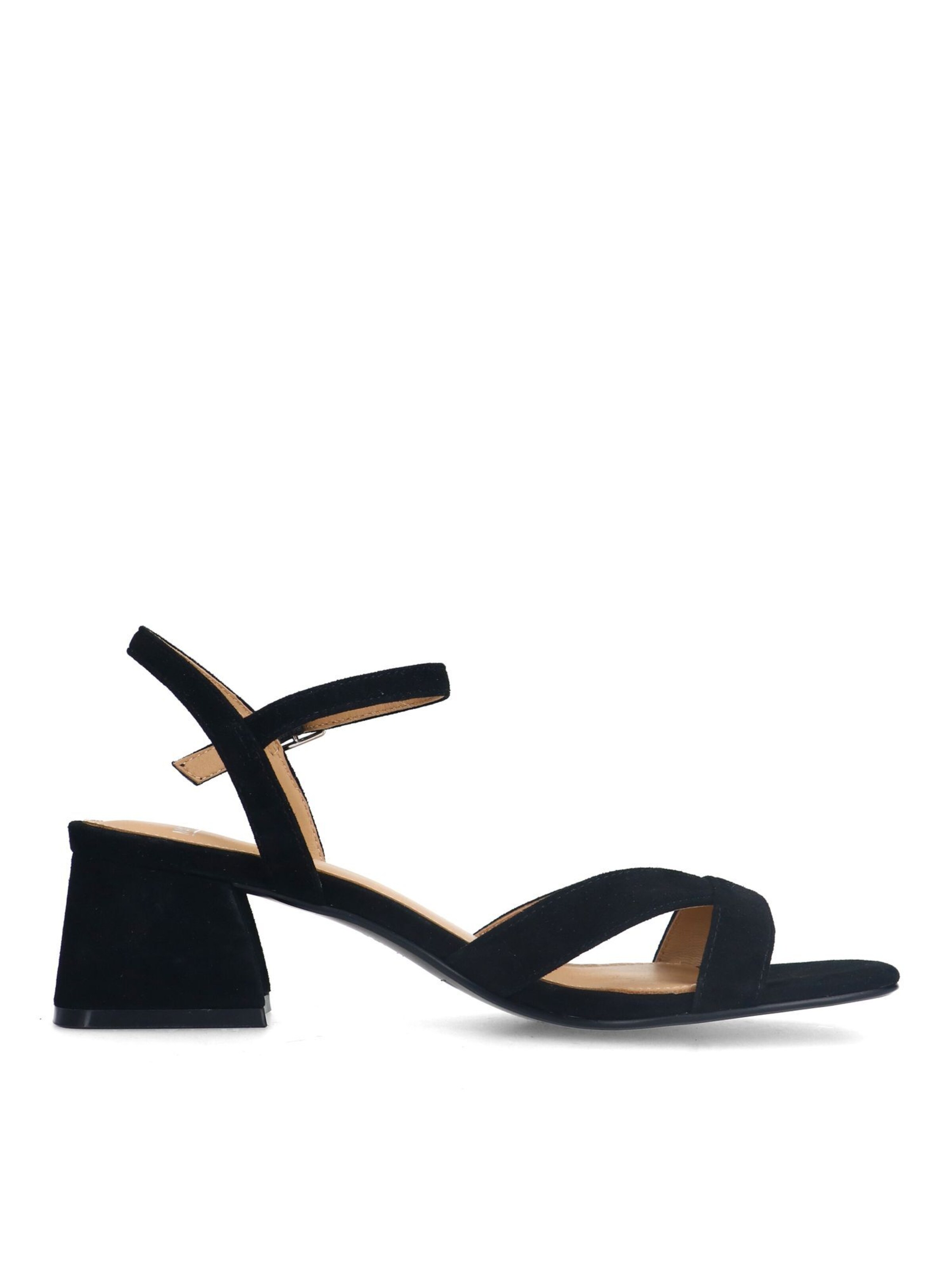 MANFIELD Sandale in Schwarz