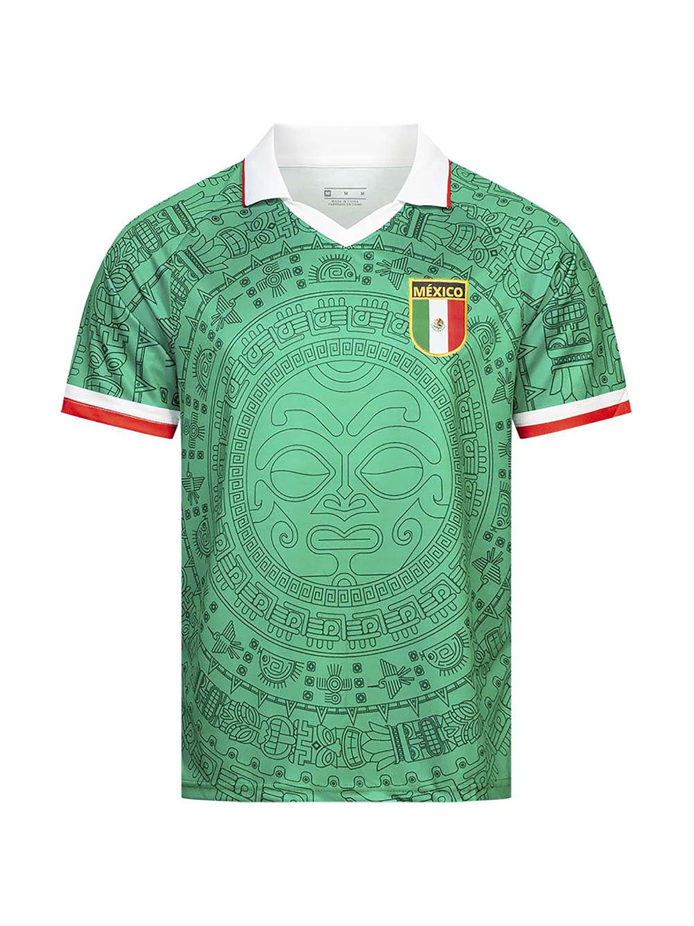 JELEX Jersey 'Retro History Mexiko' in Green: front