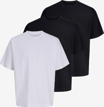 JACK & JONES Shirt 'Barron Tee' in Black: front