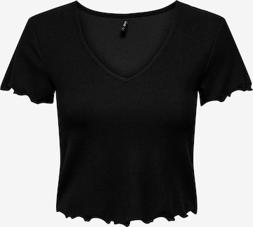 T-shirt 'KIKA' ONLY en noir : devant