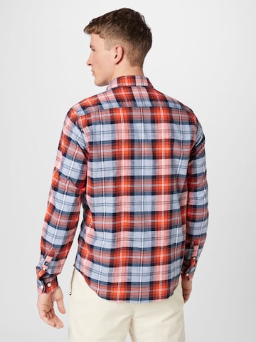 GARCIA Regular fit Button Up Shirt in Red