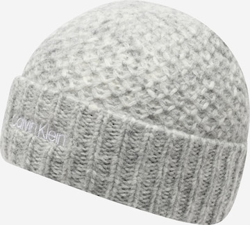 Bonnet Calvin Klein en gris : devant