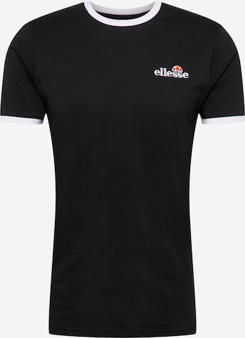 ELLESSE - Camisa 'Meduno' em preto: frente