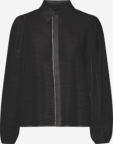 Chemisier 'IHRhines' ICHI en noir : devant