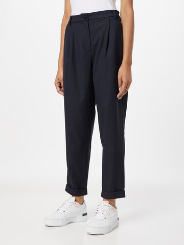 FIVEUNITS Loose fit Pleat-front trousers 'Malou' in Blue: front