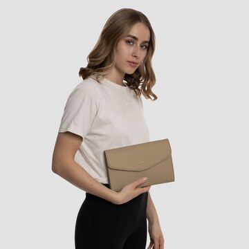 Pochette 'Bologna' Lazarotti en beige : devant