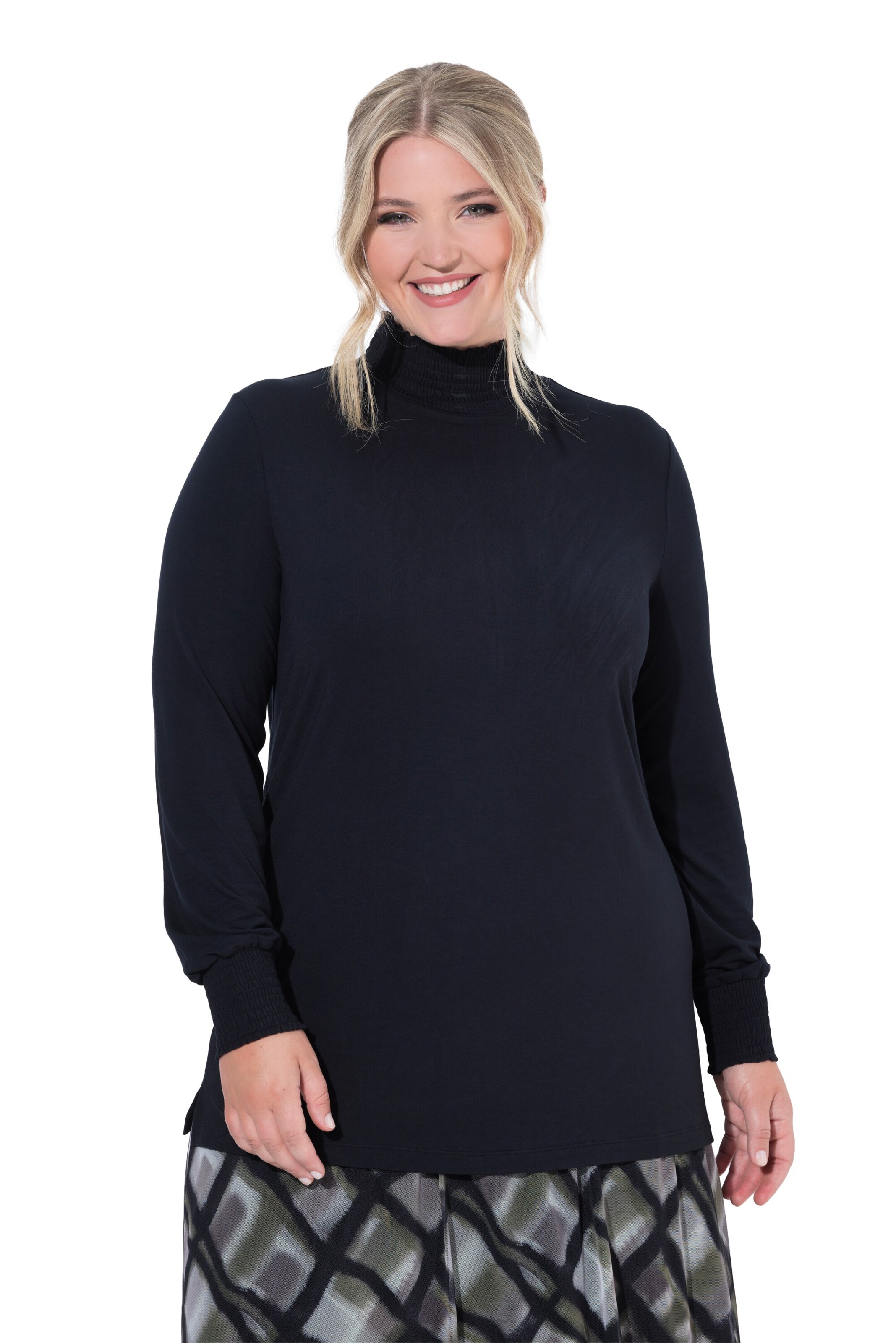 MIAMODA Shirt in Black: front