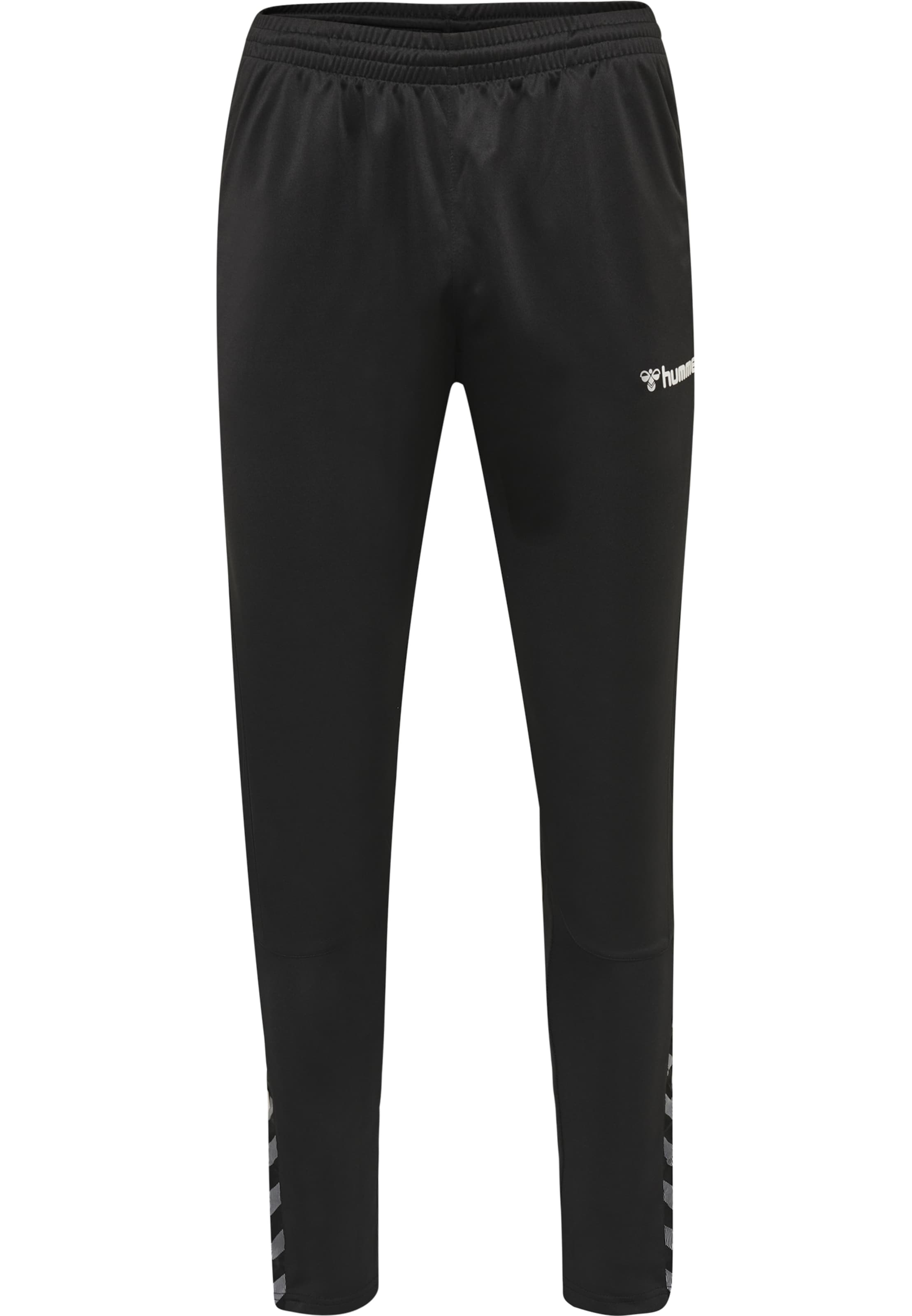 Hummel Tapered Sporthose in Schwarz: Vorderseite