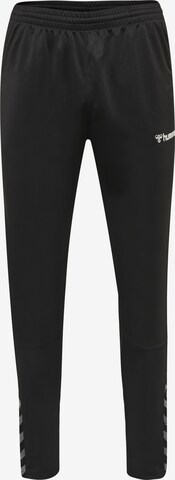 Hummel - Pantalón deportivo en negro: frente