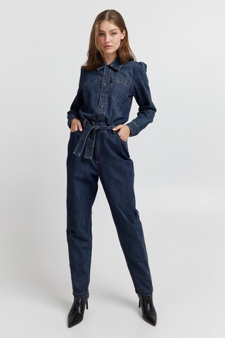 Tuta jumpsuit ' PZDEXI' di PULZ Jeans in blu: frontale