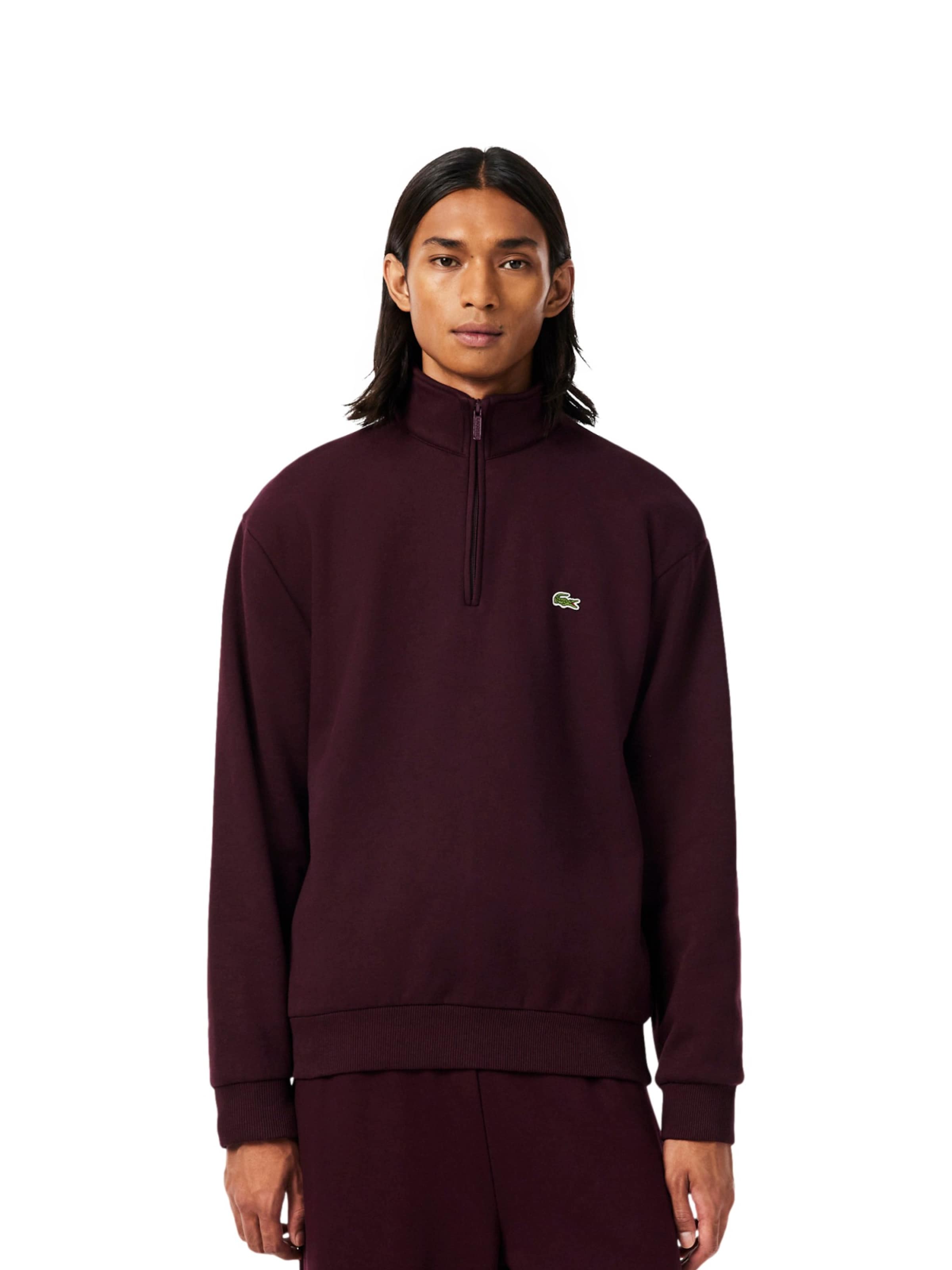 LACOSTE Sweatshirt in Braun: Vorderseite