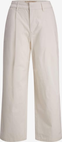 JJXX Pleat-Front Pants 'IDA' in White: front