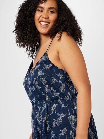 Vero Moda Curve Sommarklänning 'SMILLA' i blå