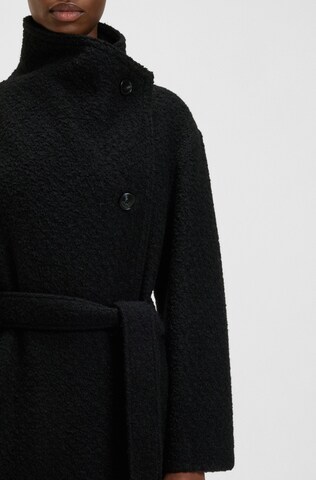 BOSS Orange Between-Seasons Coat in Black