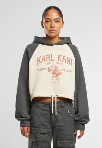 Felpa 'Street Academy' di Karl Kani in beige: frontale