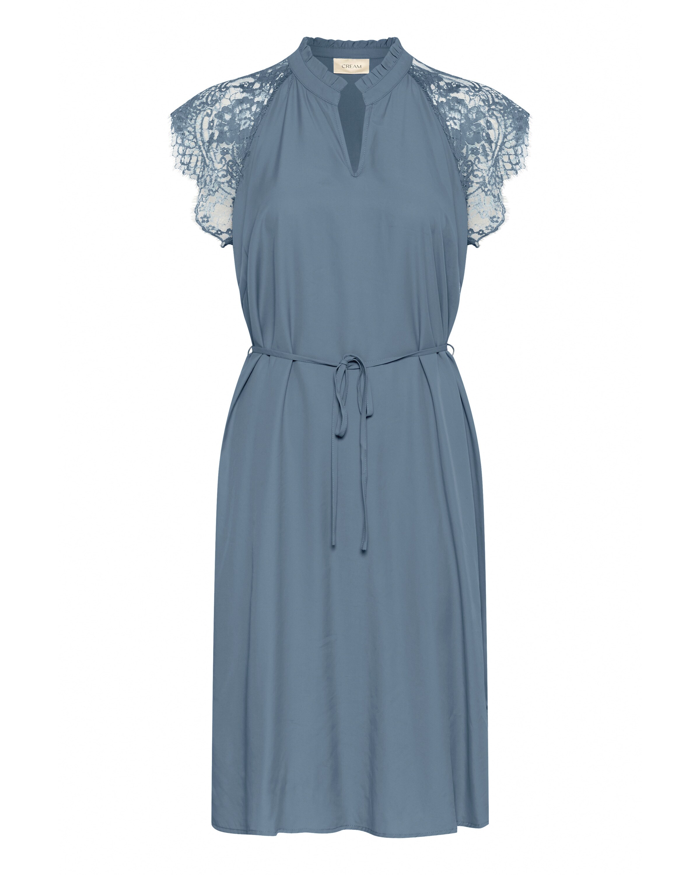 Cream Kjole 'Nola' i blå: forside