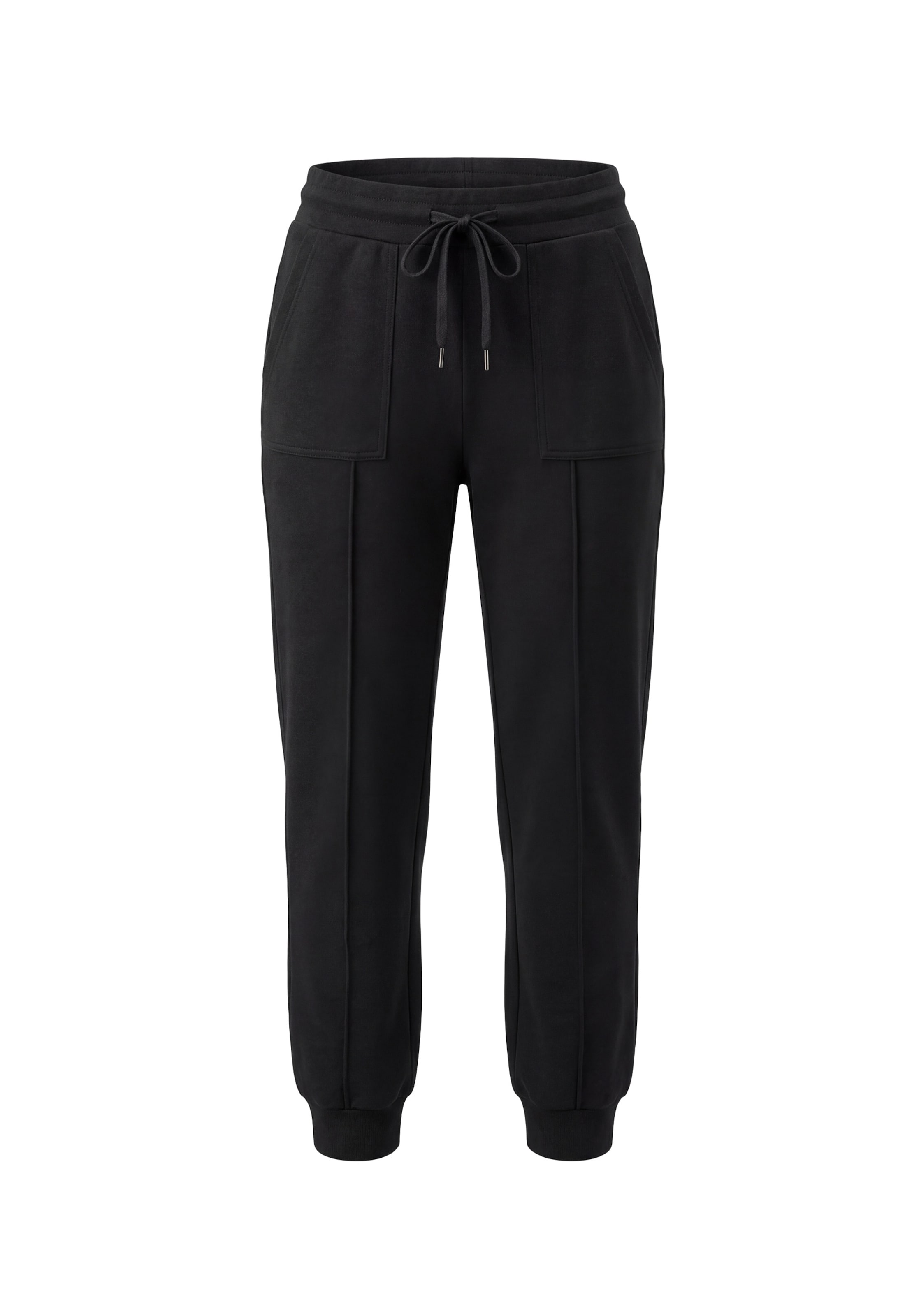 MYMO Regular Pants in Black: front