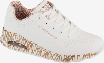 SKECHERS Platform trainers 'Skechers Uno-Loving Love' in White: front
