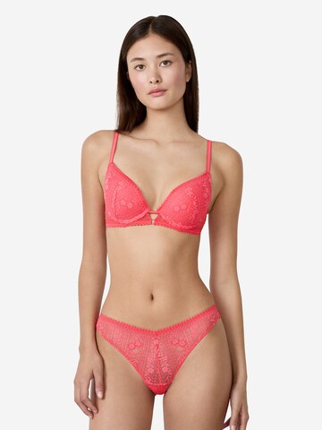 ETAM Push-up Bra 'Aura' in Orange