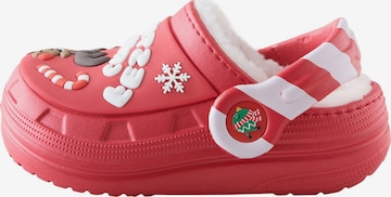 Pantoufle Next en rouge : devant