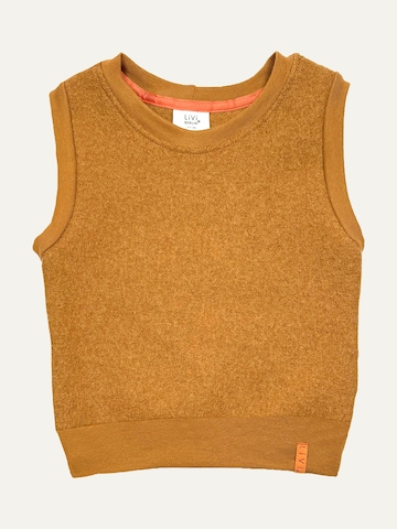 LiVi BERLIN Vest 'WALK' in Beige: front