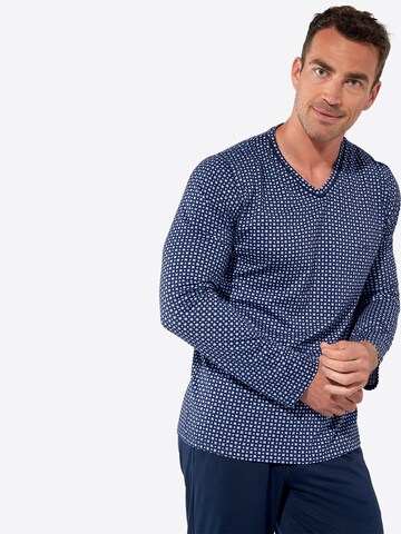 Pyjama long ' Long Sleepwear Hampton ' HOM en bleu