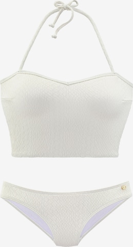 JETTE Bikini in Wit: voorkant