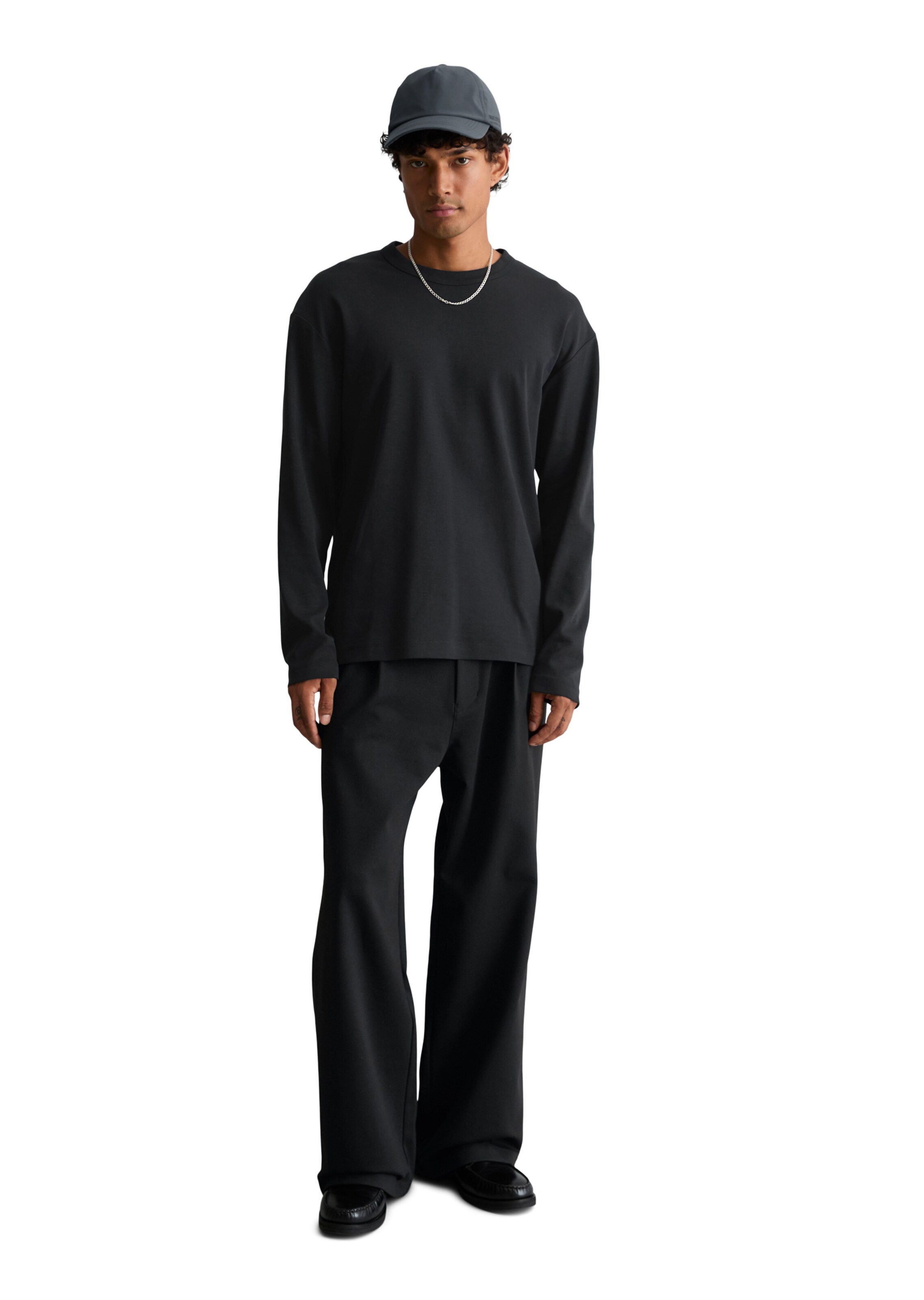 Marc O'Polo DENIM Shirt in Black: front