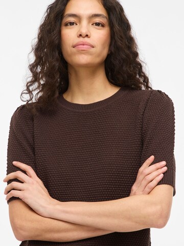 VILA Sweater 'VIDalo' in Brown