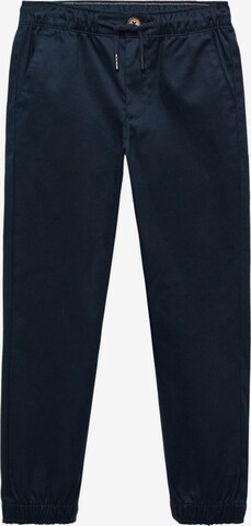 MANGO KIDS Tapered Broek 'FELI' in Blauw: voorkant