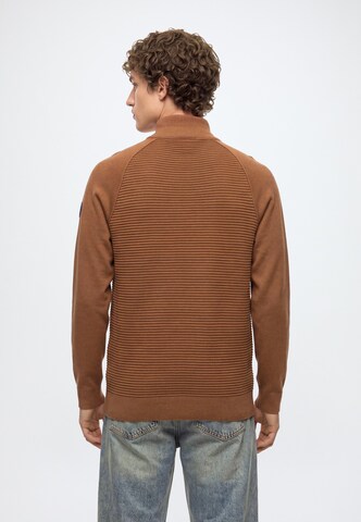 TOM TAILOR Sweater in Brown