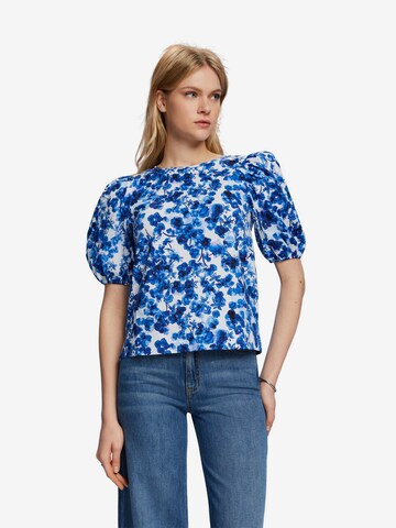 ESPRIT Blouse in Blauw: voorkant