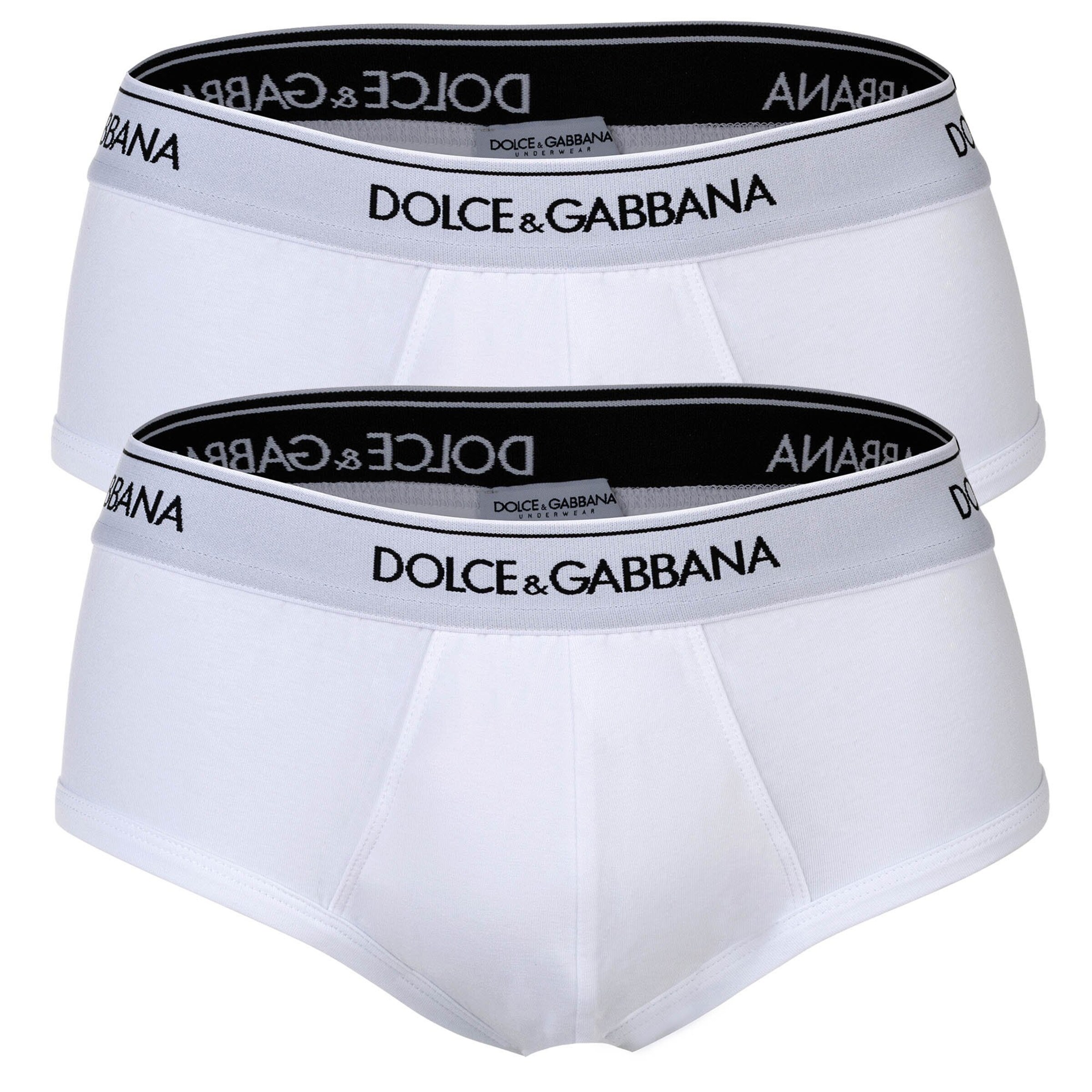 Slip di DOLCE & GABBANA in bianco: frontale