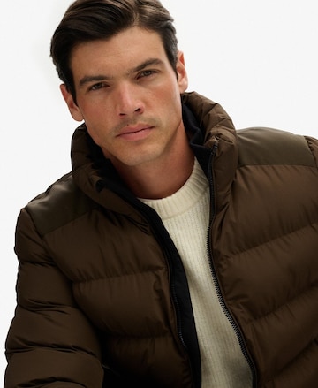 Veste mi-saison Superdry en marron