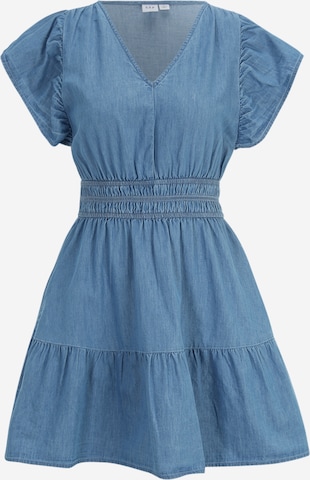 Gap Petite Jurk in Blauw: voorkant