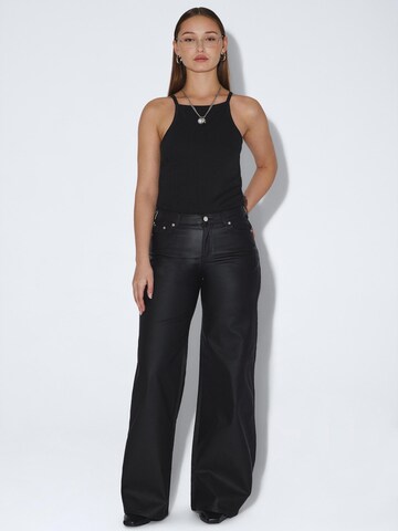 Dr. Denim Wide leg Jeans 'Zila Mid Wide' in Black