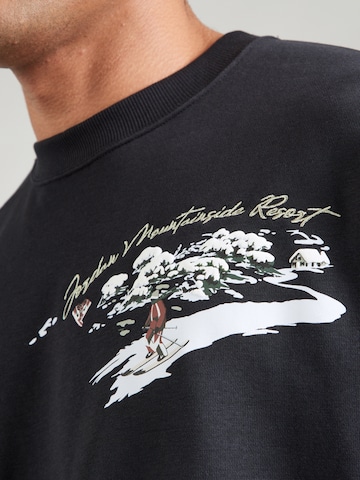 Jordan Sweatshirt 'SNOWSCAPE' in Schwarz