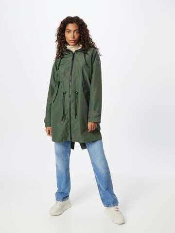 Derbe Between-Seasons Parka in Green: front