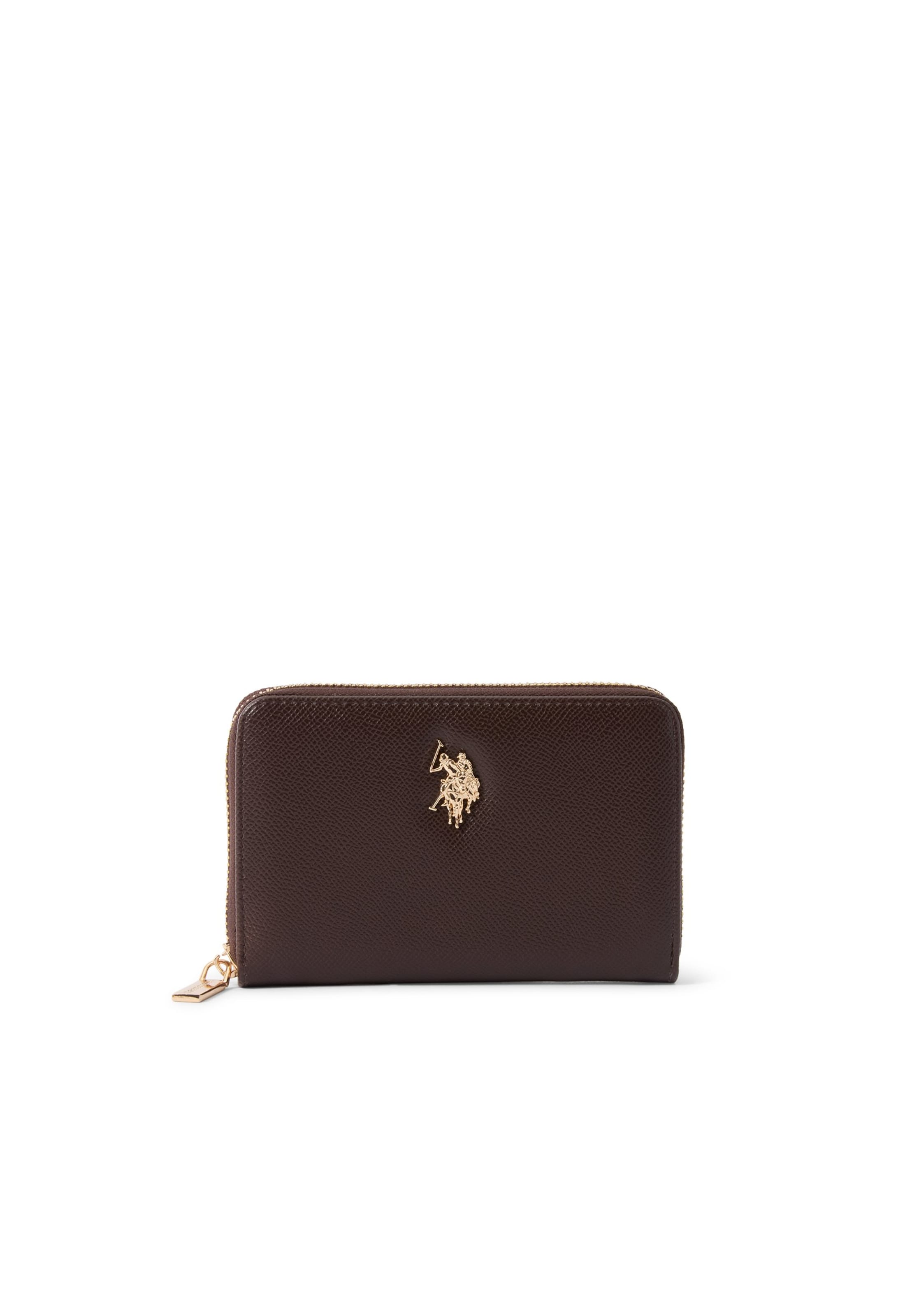 U.S. POLO ASSN. Denarnica | rjava barva: sprednja stran