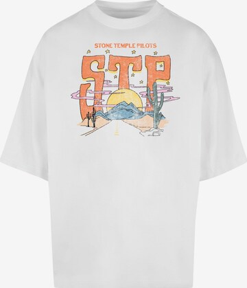 Merchcode T-Shirt  'Stone Temple Pilots - Desert' in Weiß: predná strana