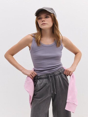 No Matter What Top – fialová: přední strana