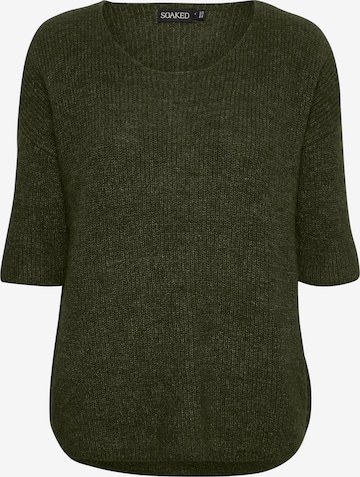 SOAKED IN LUXURY - Pullover 'Tuesday' em verde: frente