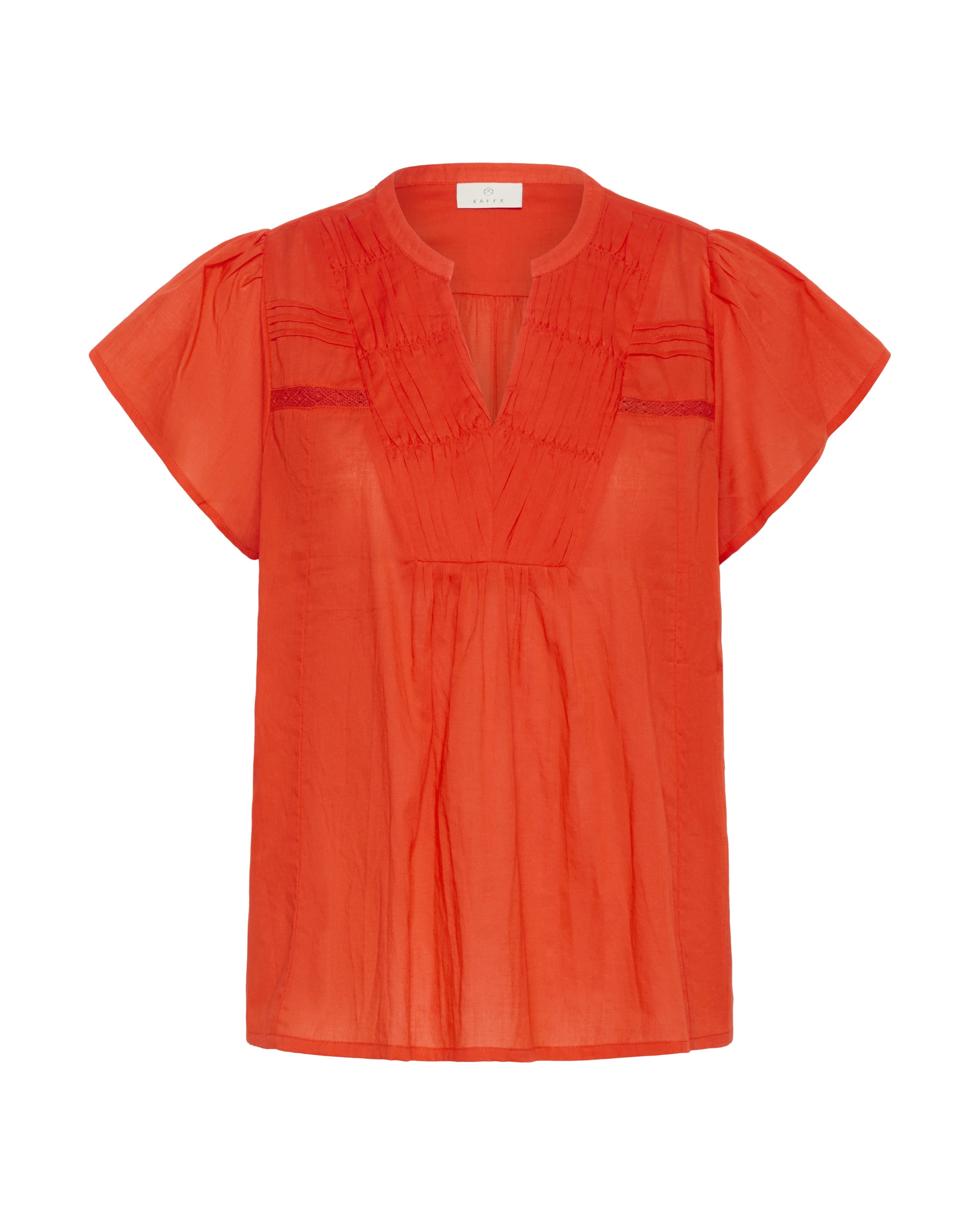 Kaffe Μπλούζα 'KAKarli' σε κόκκινο: μπροστά