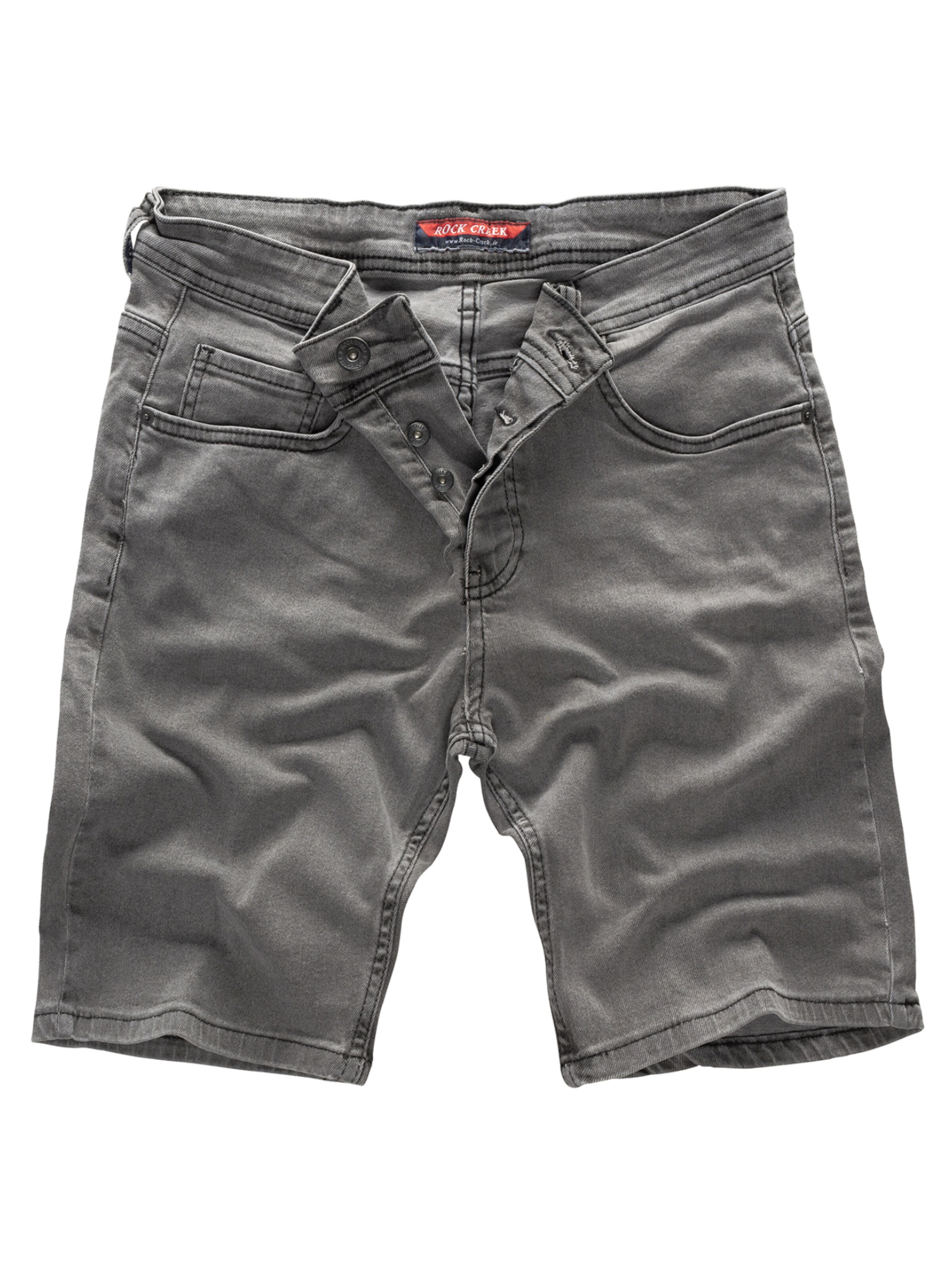 Rock Creek Regular Shorts in Grau: Vorderseite