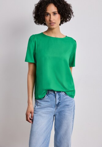 STREET ONE Blouse in Green: front