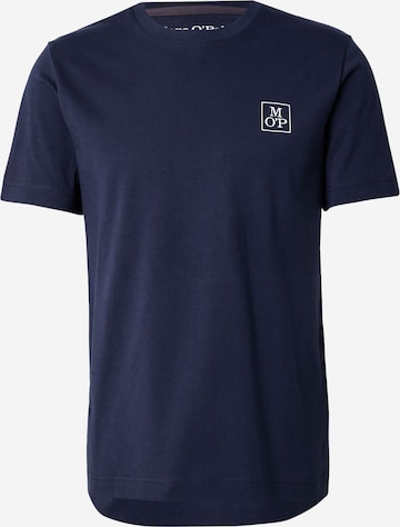 Marc O'Polo T-shirt i blå: framsida