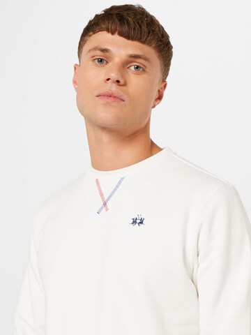 La Martina Sweatshirt i vit
