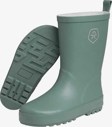 COLOR KIDS Rubber Boots in Green: front